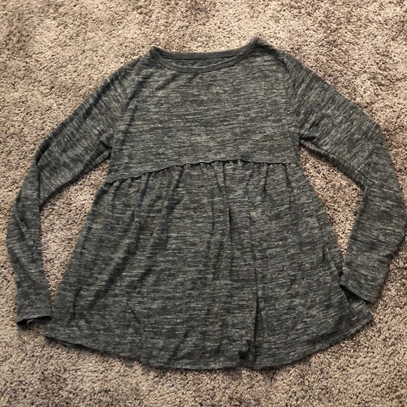 Isabel Maternity by Ingrid & Isabel Tops - Isabel Maternity Grey Long Sleeve in XSmall